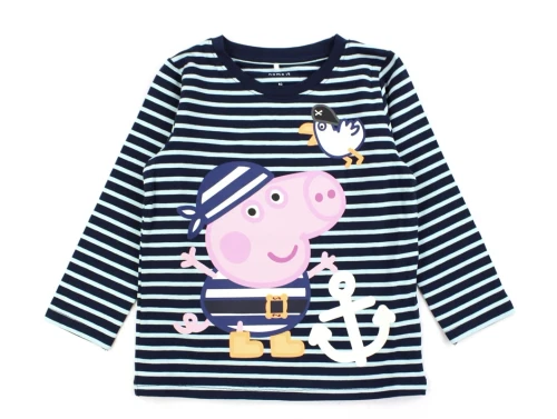 Name It dark sapphire stribet Gurli Gris top